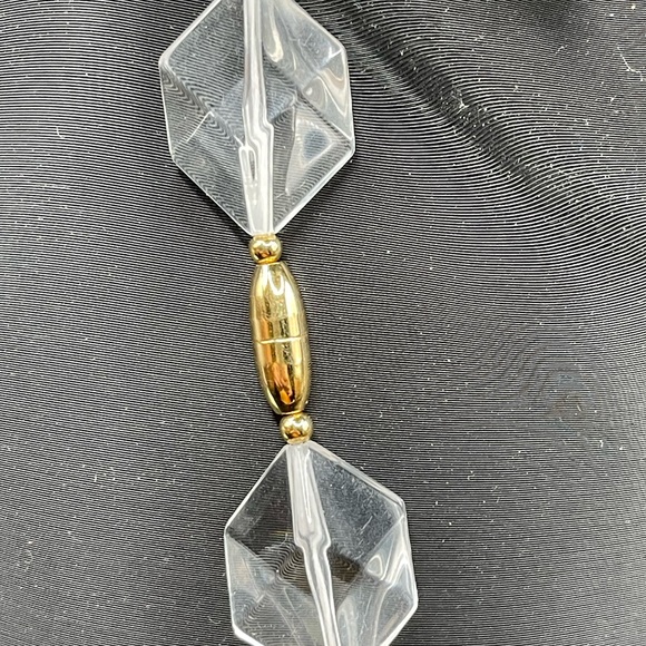 Vintage Avon "Crystal Impressions" 1985 Necklace & Matching Post Earrings - Picture 4 of 6